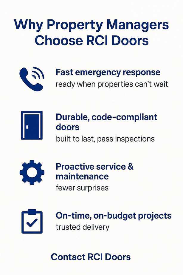 Why Top Property Managers Choose RCI Doors™ Info