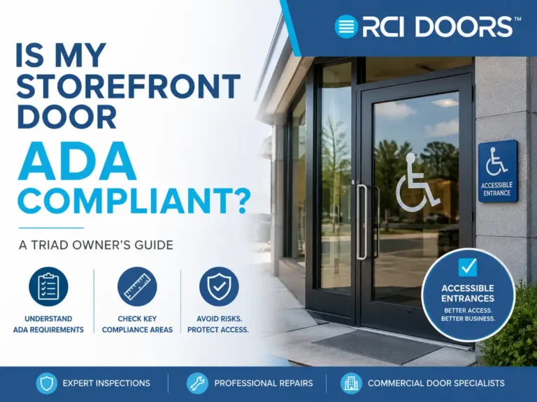 Is My Storefront Door ADA Compliant? A Triad Owner’s Guide