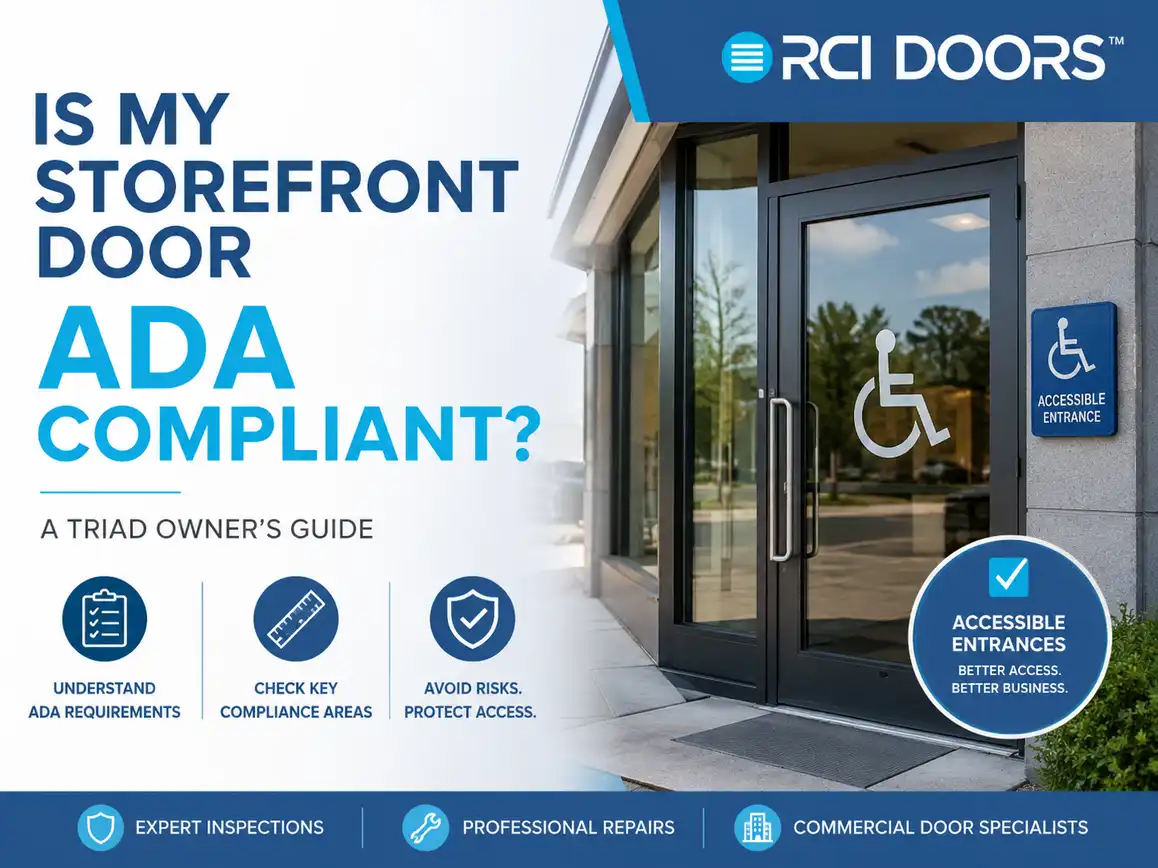 Is My Storefront Door ADA Compliant? A Triad Owner’s Guide